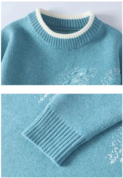 Raphael | Moderner Distressed-Look Pullover für Herren