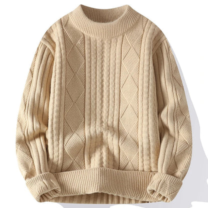 Dorian | Luxuriöser Herrenpullover mit Diamantmuster