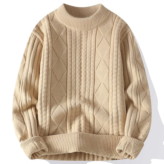 Dorian | Luxuriöser Herrenpullover mit Diamantmuster