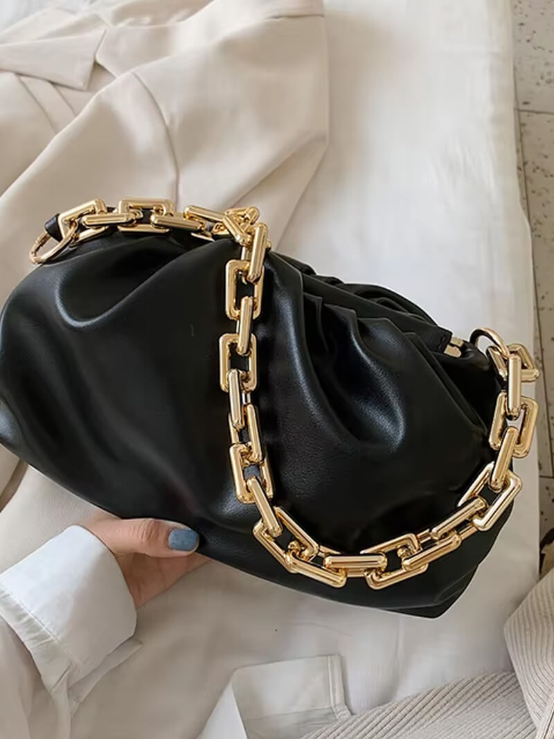 Verena | Moderne Damen-Tasche mit goldener Kette