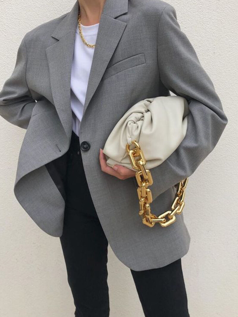 Verena | Moderne Damen-Tasche mit goldener Kette