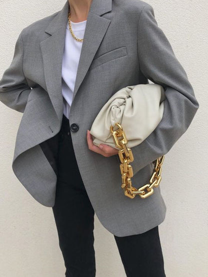 Verena | Moderne Damen-Tasche mit goldener Kette