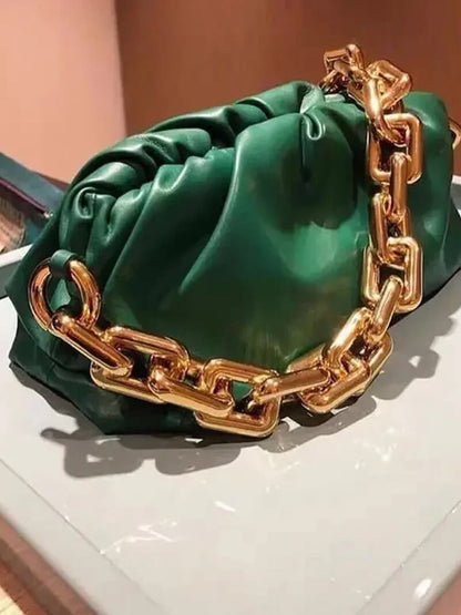 Verena | Moderne Damen-Tasche mit goldener Kette