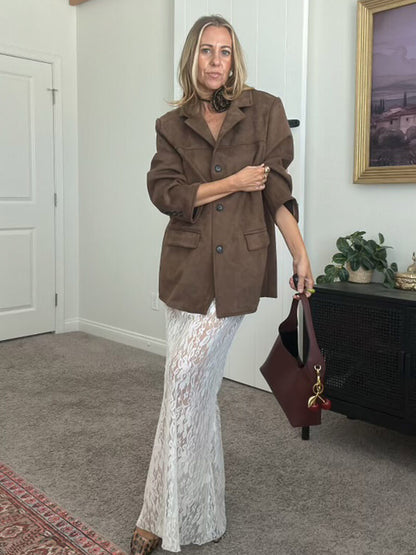 Amelia | Stilvolle Damen-Tasche in Schwarz mit Kirschanhänger – Zeitlos und einzigartig