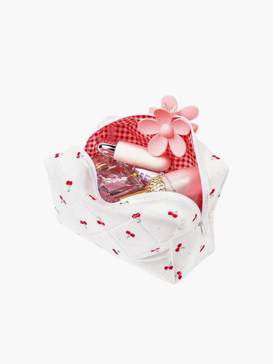 Kira | Charmante Kosmetiktasche mit Kirschmuster