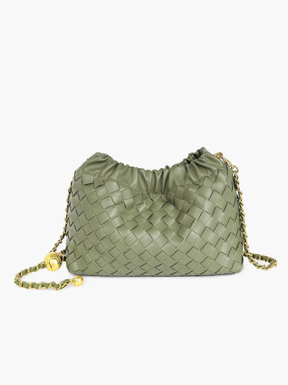 Mave | Luxuriöse Damen-Tasche mit goldener Kette