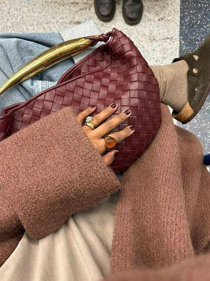 Clio | Tasche aus geflochtenem Kunstleder