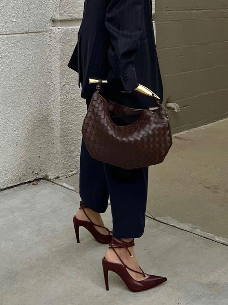 Clio | Tasche aus geflochtenem Kunstleder