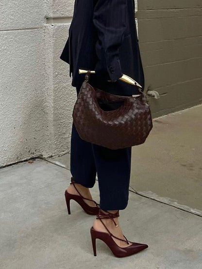 Clio | Tasche aus geflochtenem Kunstleder