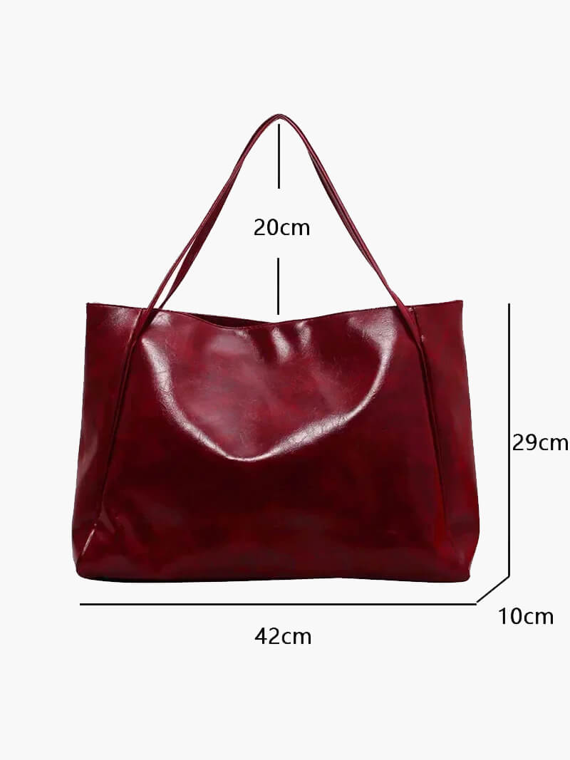 Lilli | Schlichte Damen-Tasche aus Kunstleder