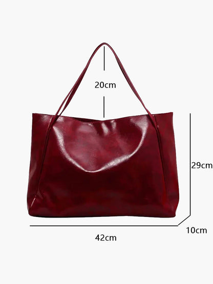 Lilli | Schlichte Damen-Tasche aus Kunstleder