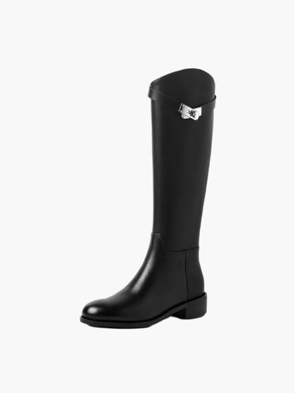 Hailey | Eleganter Damenreitstiefel aus hochwertigem Leder