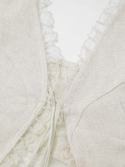 Emily | Spitzen-Crop-Top