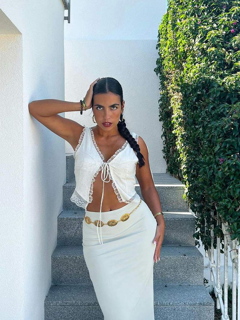 Emily | Spitzen-Crop-Top