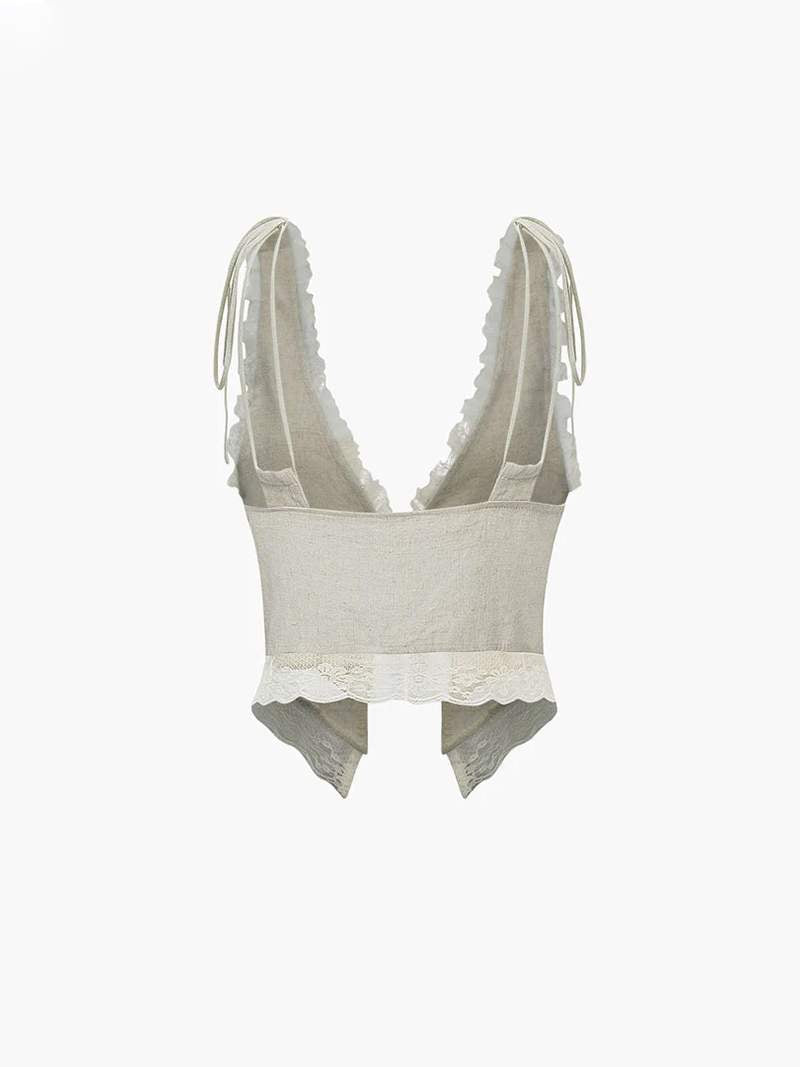 Emily | Spitzen-Crop-Top