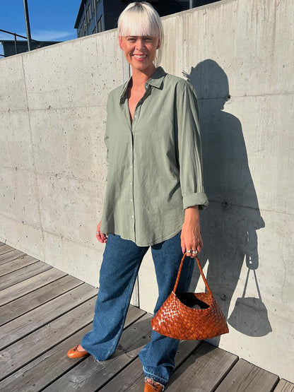 Liese | Schultertasche mit geflochtenem Design