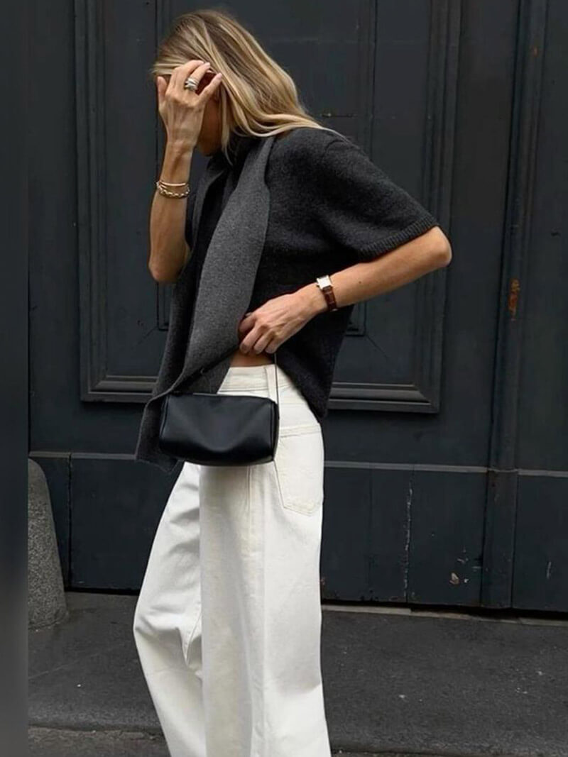 Almina | Minimalistische Damen-Tasche aus Kunstleder