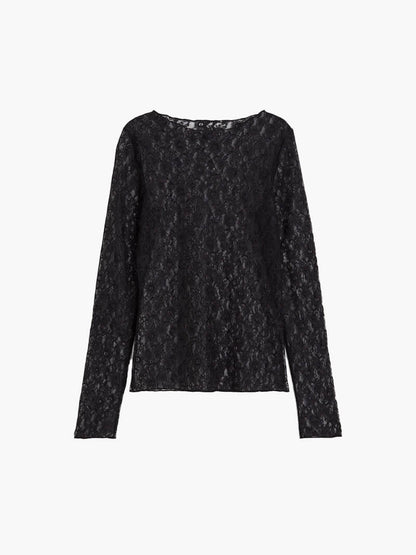 Selina | Langarm-Spitzenoberteil