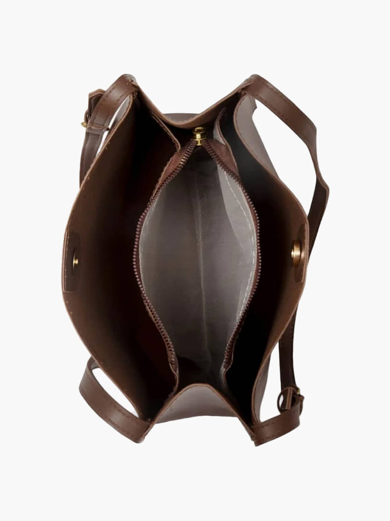 Stella | Minimalistische Schultertasche aus Kunstleder