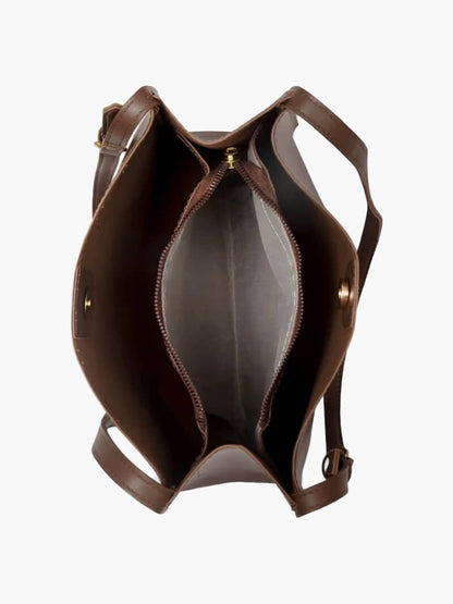 Stella | Minimalistische Schultertasche aus Kunstleder