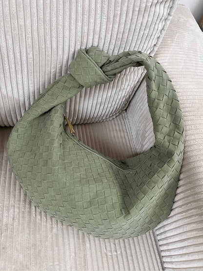 Elicia | Geflochtene Hobo-Tasche mit Knoten-Detail – Stilvoll und einzigartig