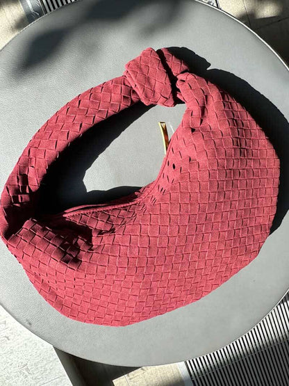 Elicia | Geflochtene Hobo-Tasche mit Knoten-Detail – Stilvoll und einzigartig