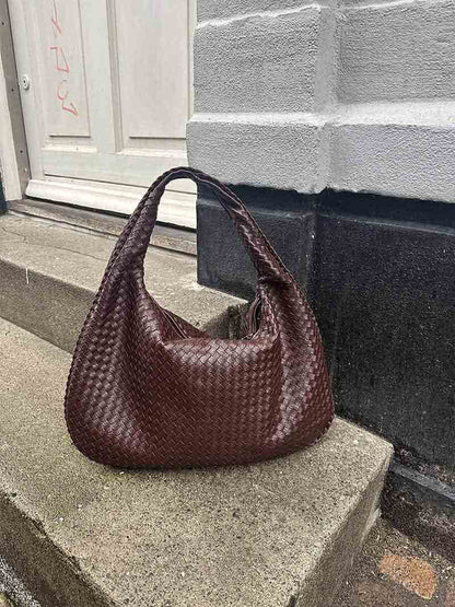 Charlyne | Große geflochtene Hobo-Tasche