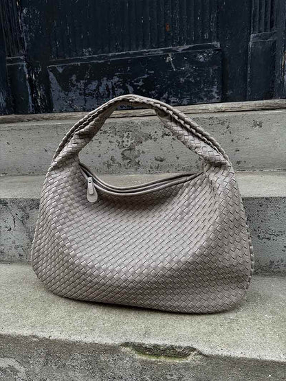 Charlyne | Große geflochtene Hobo-Tasche
