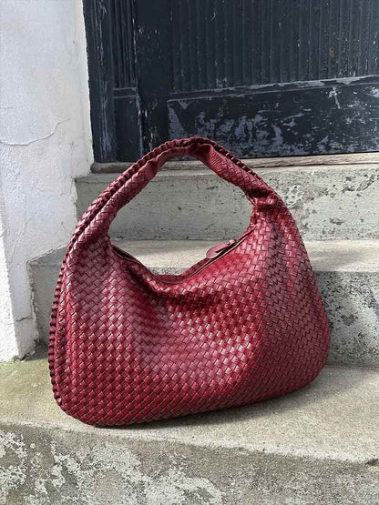 Charlyne | Große geflochtene Hobo-Tasche