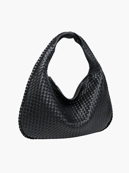 Charlyne | Große geflochtene Hobo-Tasche