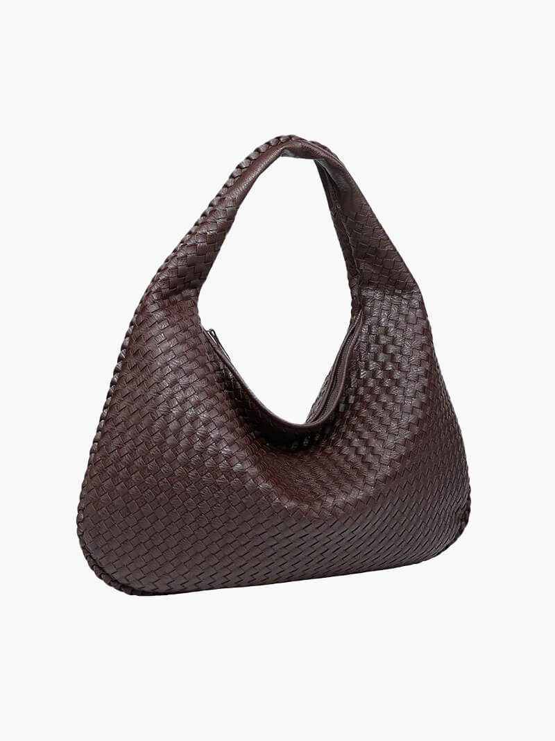 Charlyne | Große geflochtene Hobo-Tasche