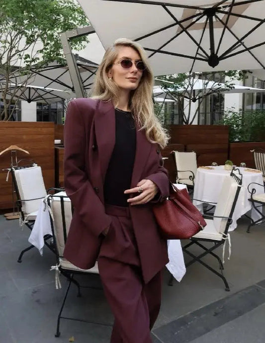 Clara | Modischer Zweiteiliger Anzug – Stilvolle Eleganz für Jeden Anlass