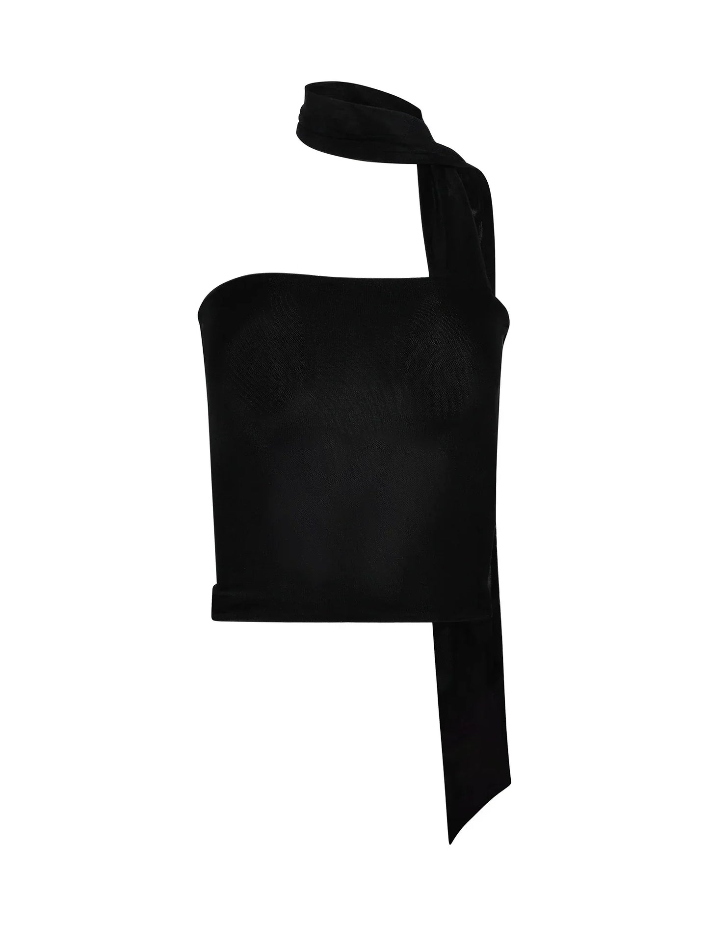 Helga | Minimalistisches Sommer-Style ärmelloses Neckholder Top