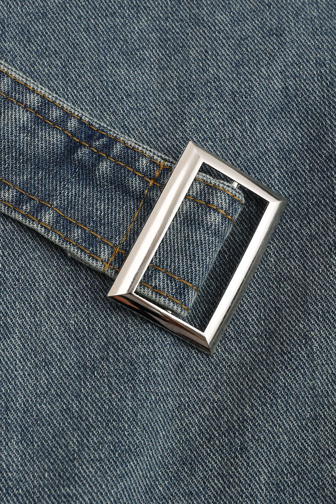 Diana | Cropped Wickeljacke aus Denim – Modern und feminin