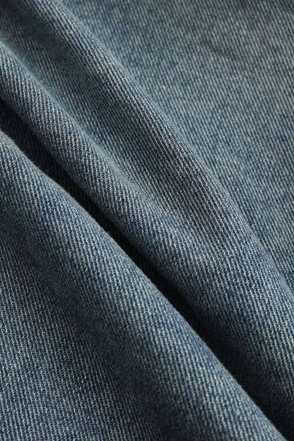 Diana | Cropped Wickeljacke aus Denim – Modern und feminin