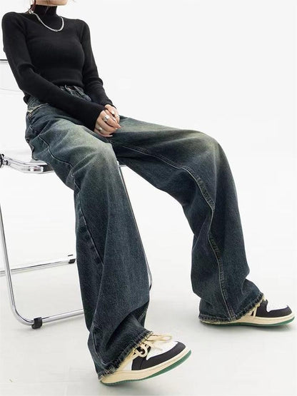 Vintage Baggy Jeans mit Wasch-Effekt – Moderner 90er-Look mit entspannter Passform