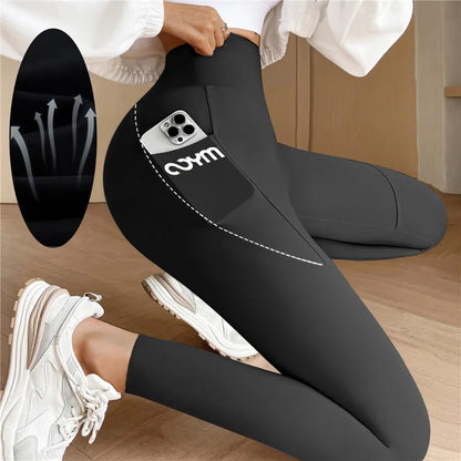 Sarah | Sportliche Damen-Leggings mit Tasche für unterwegs