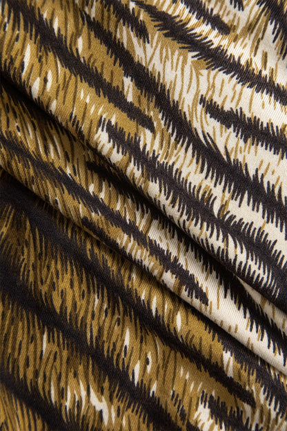 Leona | Elegantes Leopard-Print Midikleid – Wild & Stilvoll