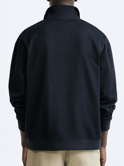 Beiger Pullover mit Polokragen – Lässiger Stil mit Eleganz