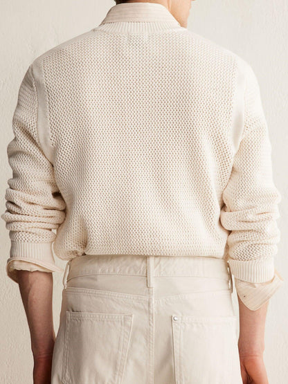 Milan | Strukturierter Strickpullover für Herren – Klassisch & Zeitlos