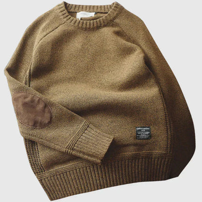 Bruno | Gestryckter Winterpullover