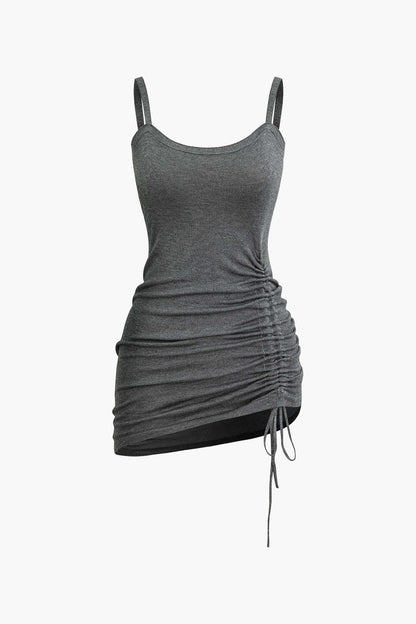 Anastasia | Zweiteiler-Set mit Cutout-Pullover & gerafftem Kleid