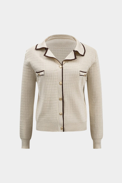 Mia | Klassisches Strick-Zweiteiler-Set mit Blazer-Cardigan & Bleistiftrock