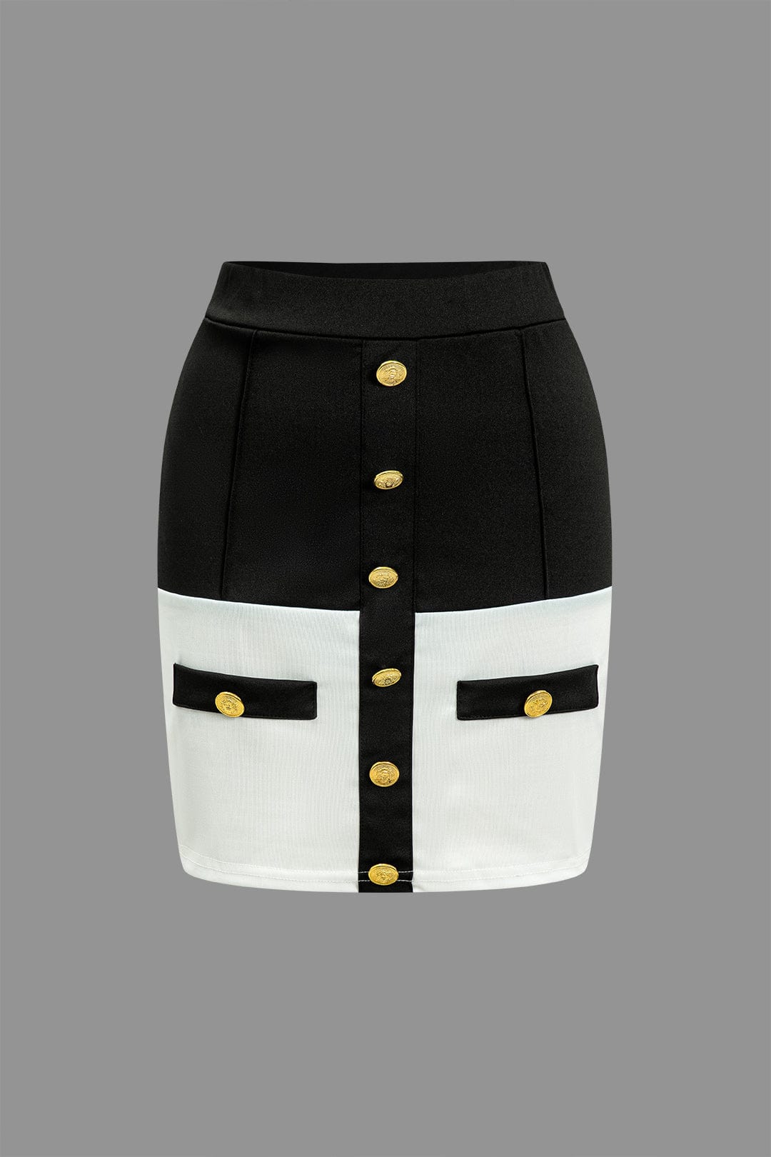 Karina | Elegantes Zweiteiler-Set mit Button-Detail & Minirock