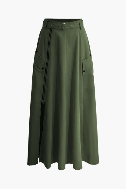 Asteria | Stilvolles Zweiteiler-Set mit Crop-Top & Maxirock