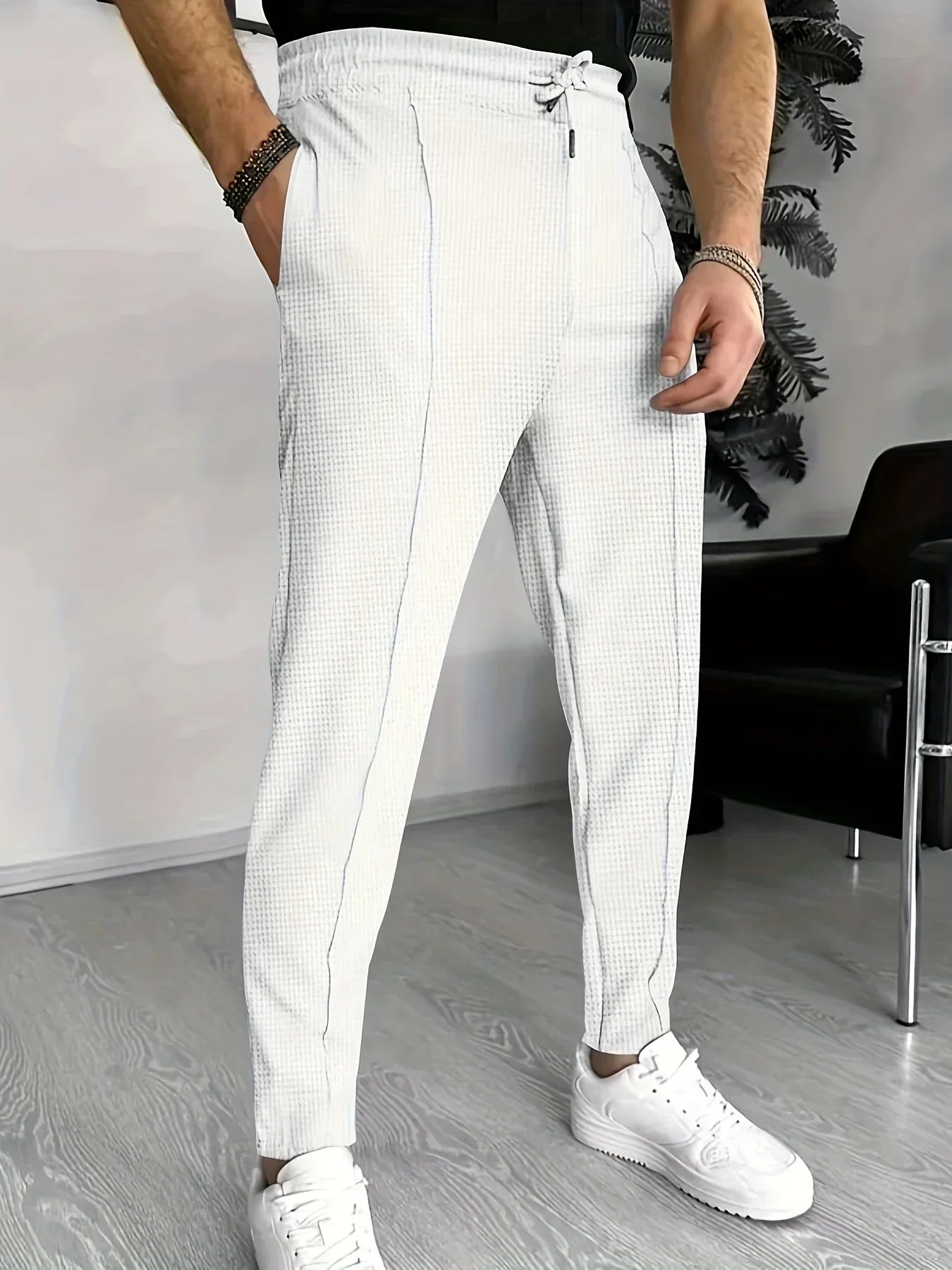Christoph | Stilvolle karierte Slim-Fit-Hose