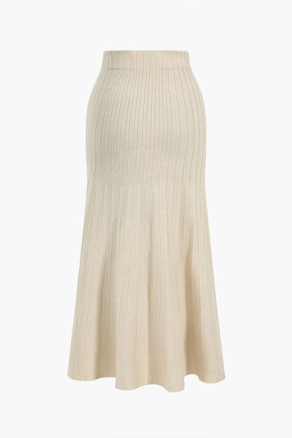 Estelle | Strick-Set mit Blazer, Weste & Midirock