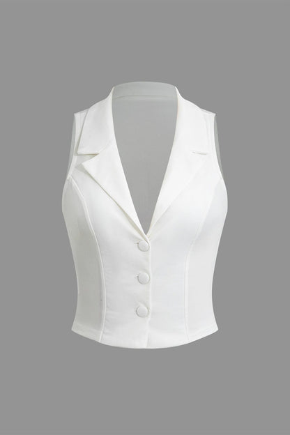 Zoey | Elegantes Zweiteiler-Set mit Weste & Faltenrock