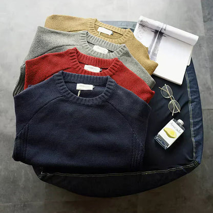 Bruno | Gestryckter Winterpullover