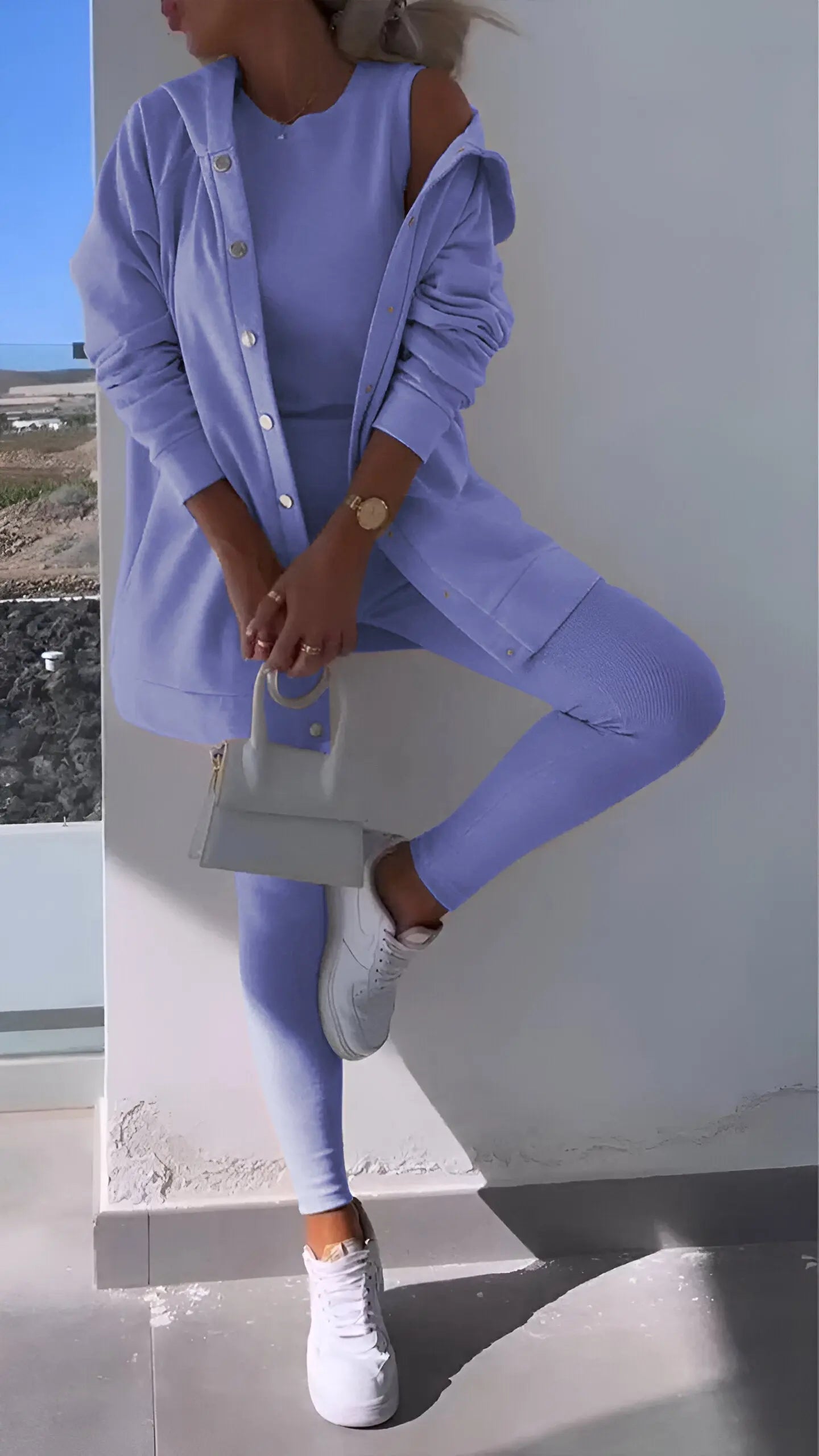 Iris | Bequemes Lounge-Set - Beinabdeckungen